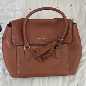 Kate Spade Brown Leather Boho Handbag